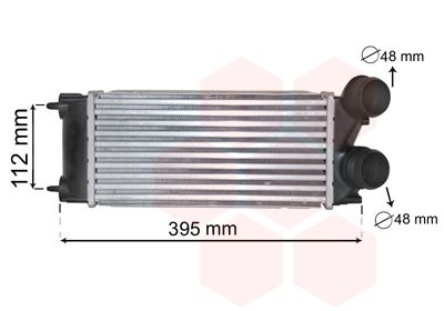 VAN WEZEL Kompressoriõhu radiaator 40004343